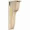 Ekena Millwork Carmel Rough Sawn Corbel w/Backplate, Douglas Fir, 6"W x 10"D x 26"H COR06X10X26CAR01RDF - alternate 1